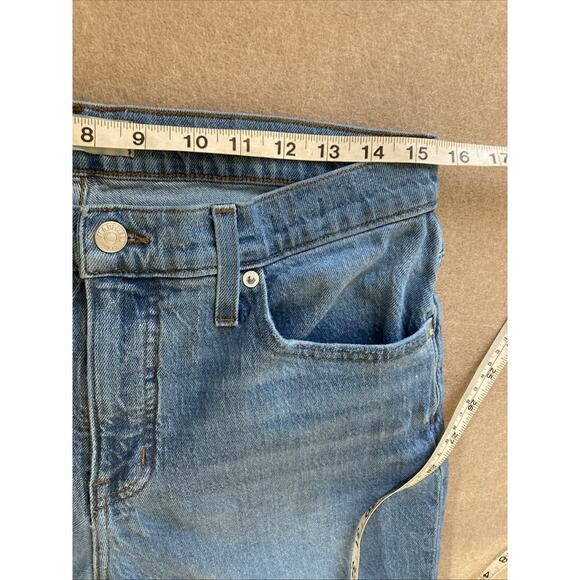 Madewell Cali Demi Boot Jeans Women’s Sz 31P Blue Cropped Mid Rise Stretch - Picture 5 of 11